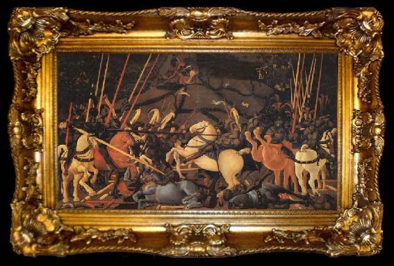 framed  UCCELLO, Paolo Teh Battle of San Romano, ta009-2